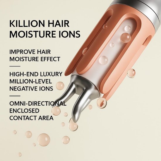 7049 : Intelligent Auto Hair Curler with 4 Heat Settings