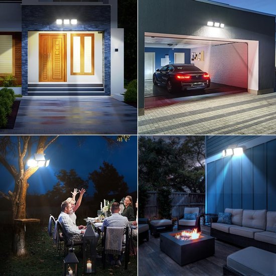 Lampa Solarna z Czujnikiem Ruchu i Pilotem