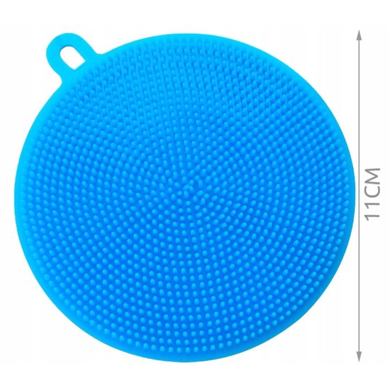 073 : Silicone sponge washer cleaning pad 1cm thick