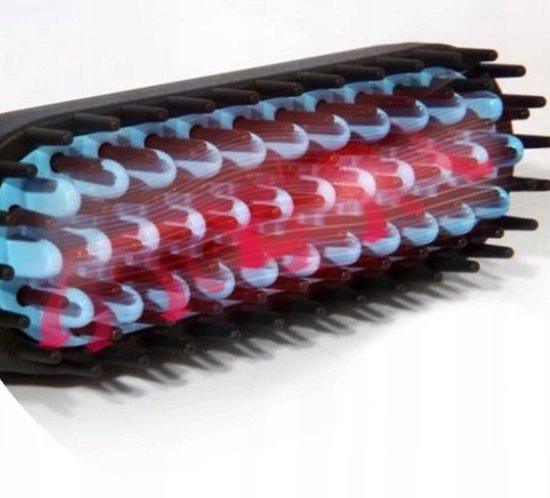 450 : Straightener men’s beard with jonization brush