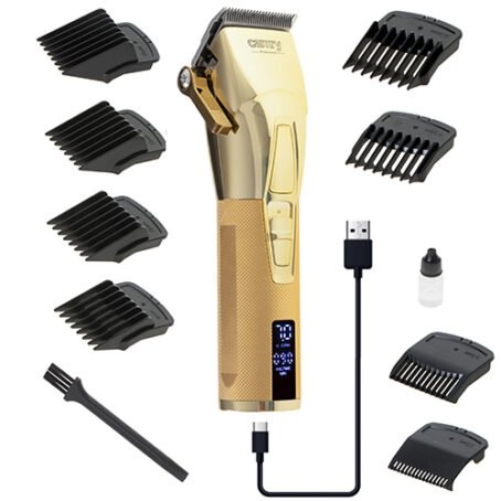 CR 2835G : Camry Premium metallic hair clipper with LCD