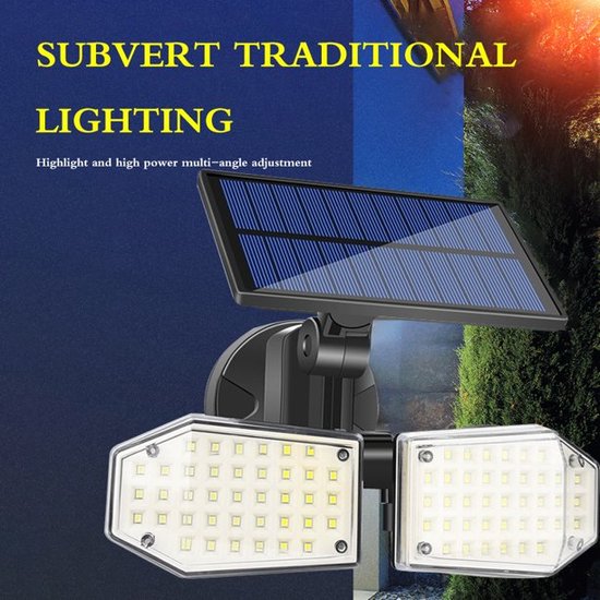 121 : Street solar lamp halogen 78 LED smd sh-078