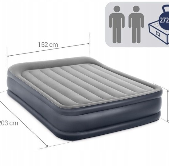 470 : Air mattress with built-in electric pump