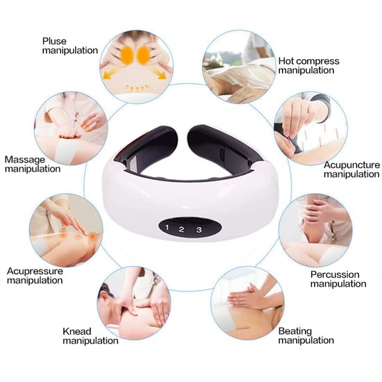 Neck massager for pain relief