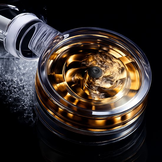 287 : Showerhead with turbine and filter