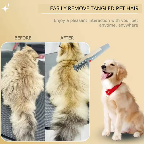 410 : Knot out electric comb for dogs and cats