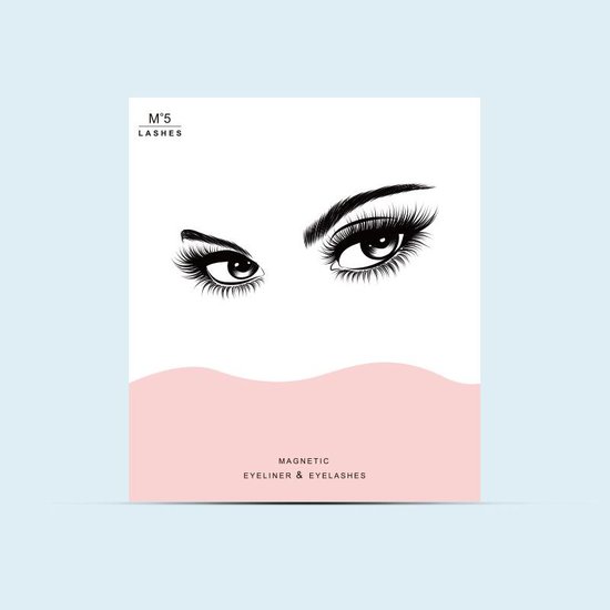 3D Magnetyczne Rzęsy 7 Par + Magnetyczny Eyeliner i Aplikator