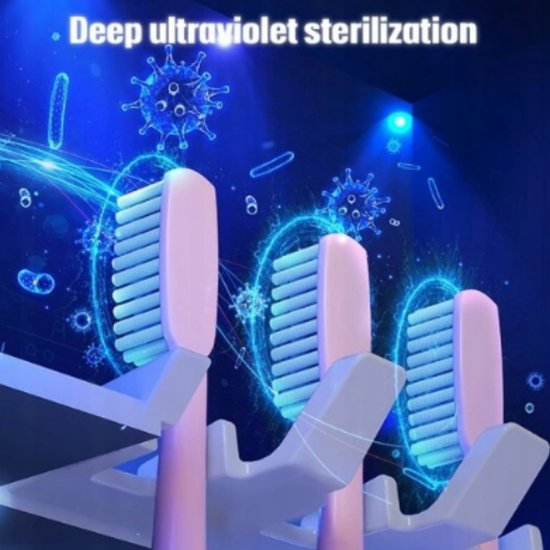 032 : Toothbrush Sterilizer with Toothpaste Dispenser