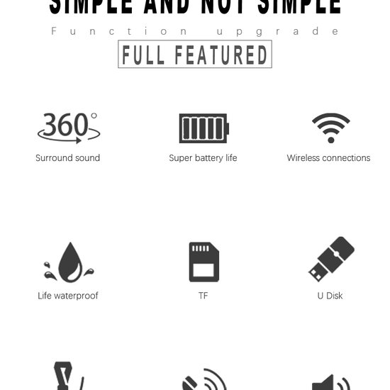 153 : Speaker kimiso m5 portable mini