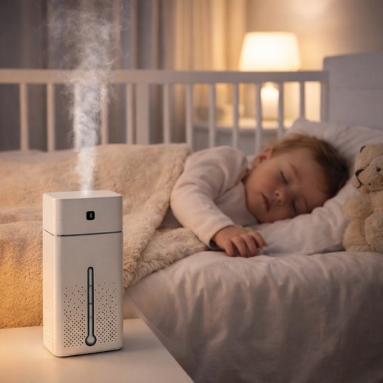 Ultradźwiękowy Nawilżacz Powietrza 1L – Dla Osób z Alergią