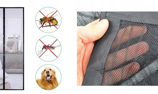 454 : INSECT SCREEN WITH STRONG MAGNET 100X210CM