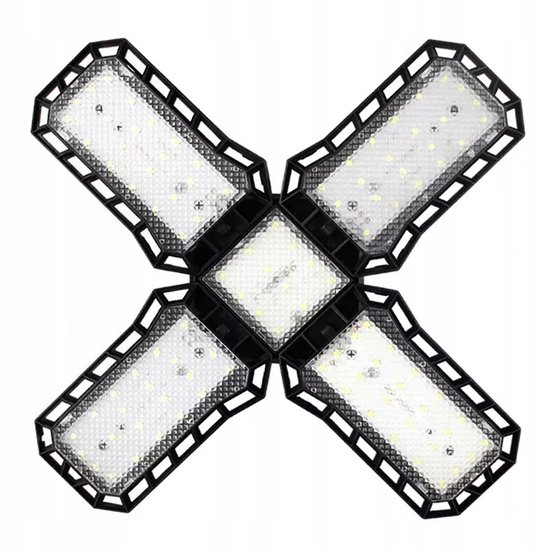 166 : High-Power Foldable LED Lamp for Garage, Warehouse & Workshop