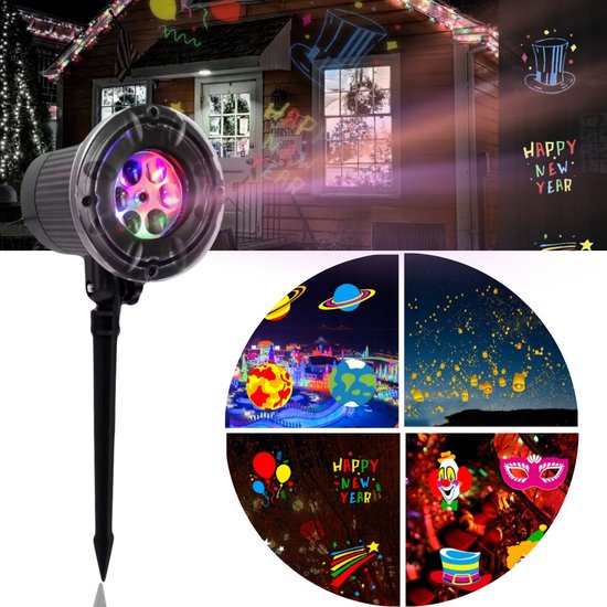 7059 : LED Snowflake Projection Lamp