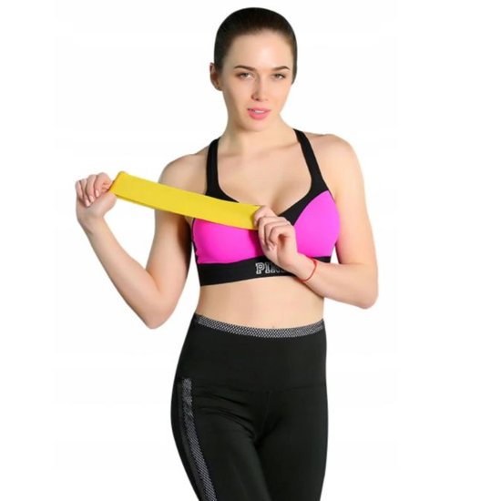 020 : RUBBER EXERCISE BANDS 5x MINI BAND FITNESS SET