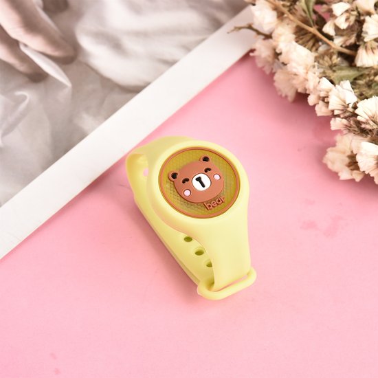 064-6 : Watch Band For Children Mosquito against - yellow