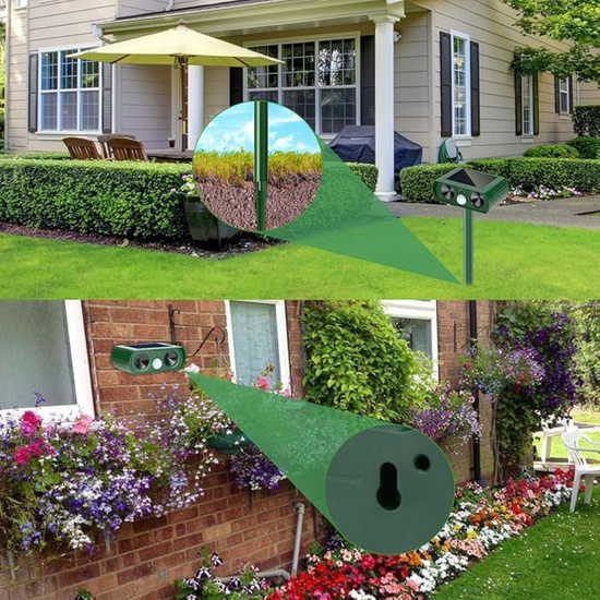 2242 : Solar Powered Ultrasonic Animal Repellent