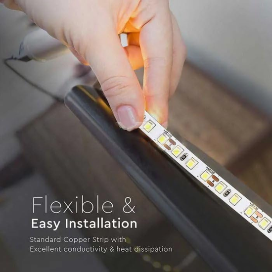 280 : Smd led strip 5m rgb colored power supply + remote control