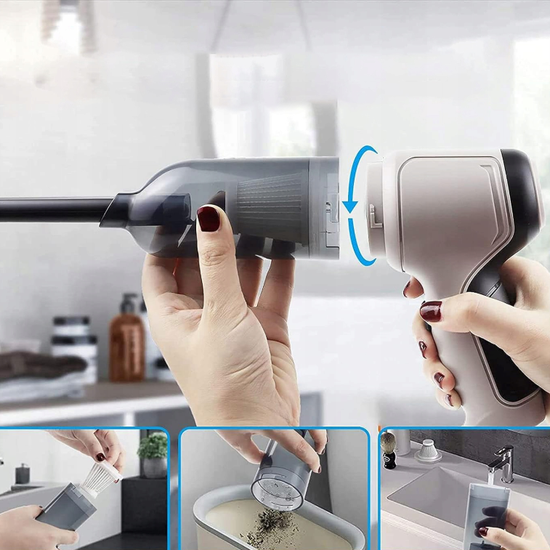 438 : Bagless cordless car vacuum cleaner