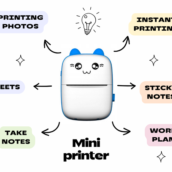 2090 : Wireless mini printer | Bluetooth & USB-C Compatible