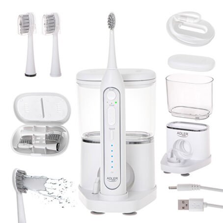 AD 2180w : Adler Sonic toothbrush with irrigator 2-in-1