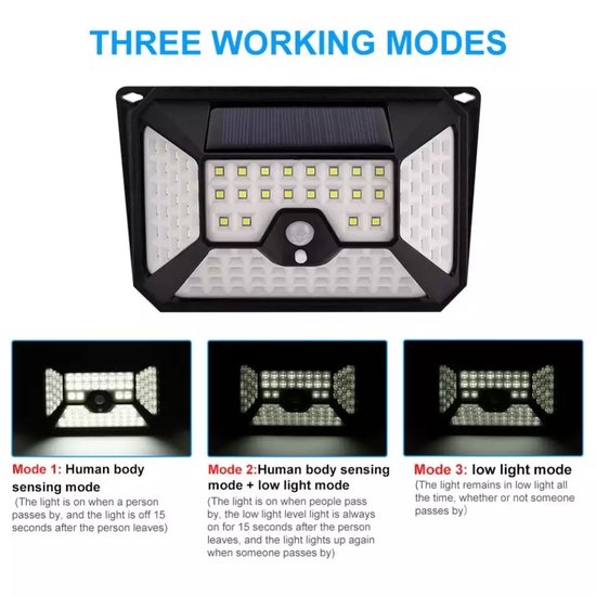 278 : Waterproof solar led lamp wall lamp yt-109