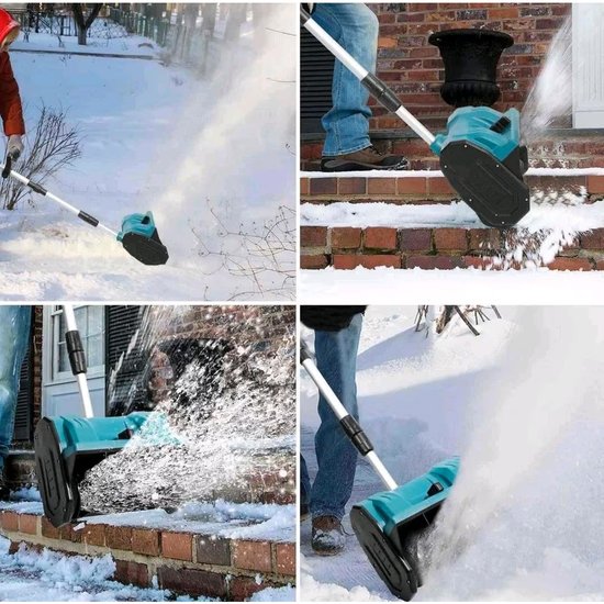 Cordless electric snow shovel