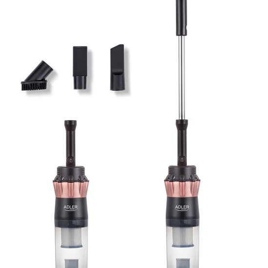 AD 7049 : Adler 2-in-1 handheld bagless vacuum cleaner