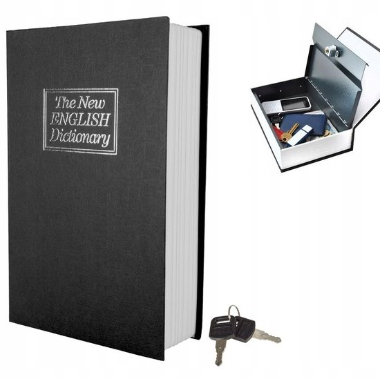 432 : Hidden money box in a book. mysterious book with a lock