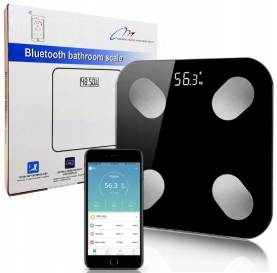 Inteligentna waga łazienkowa z funkcją Bluetooth