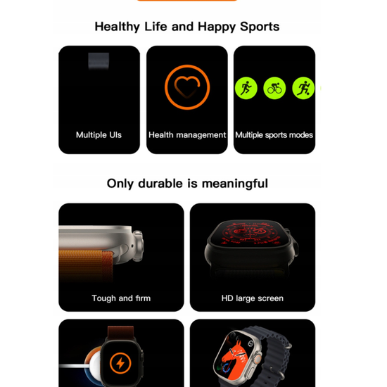 2130 : S9 Ultra Smart Watch Unisex  – 49MM