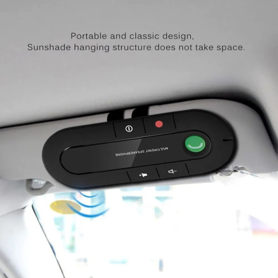 Samochodowy zestaw głośnomówiący bluetooth v3.0 + edr | Bezprzewodowy odtwarzacz muzyki i głośnik do auta