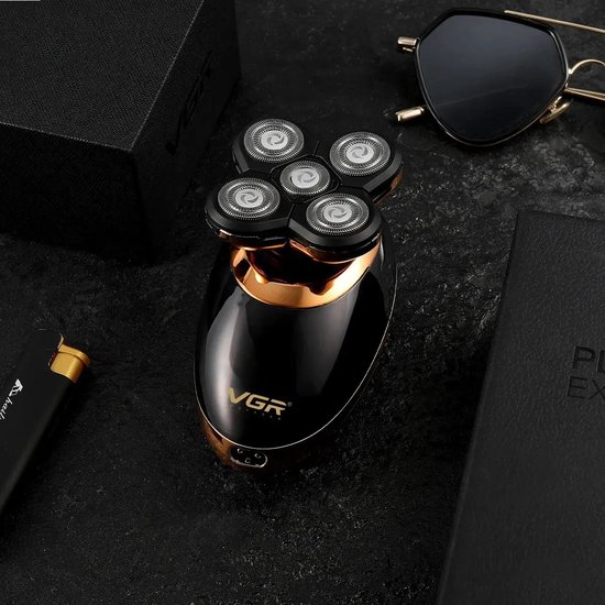 036 : 5-in-1 Men's electric shaver | Waterproof, rechargeable & multi-functional