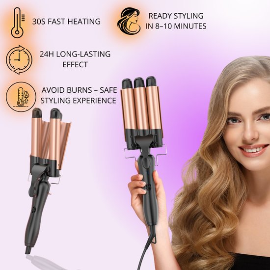 086 : 8-in-1 Professional ceramic hair styling kit