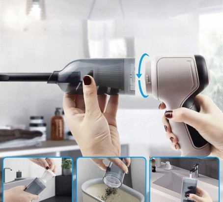 438 : Bagless cordless car vacuum cleaner