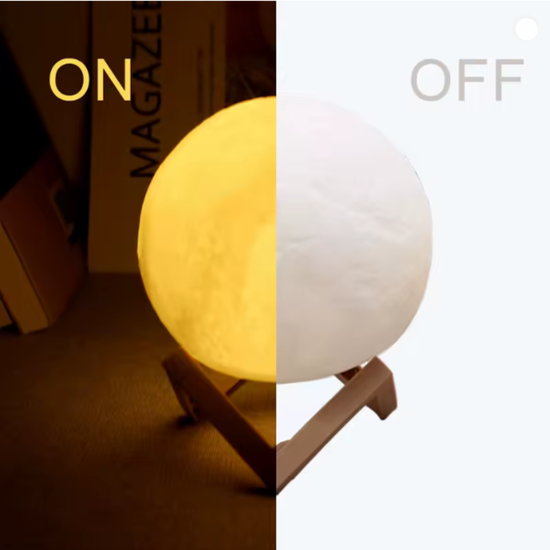 386 : Air humidifier and led moon lamp 2in1