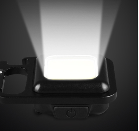 412 : Mini keychain flashlight pocket opener