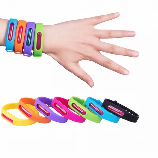 070 : Silicone Mosquito Repellent Bracelet | Natural Insect Protection for Adults & Kids