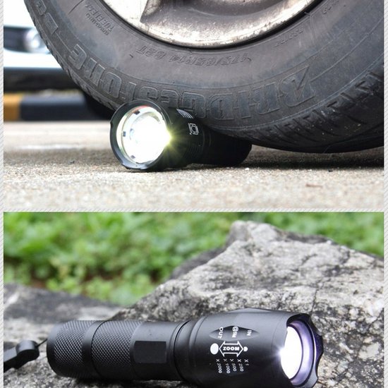 290 : Super strong tactical flashlight | Two types of power supply