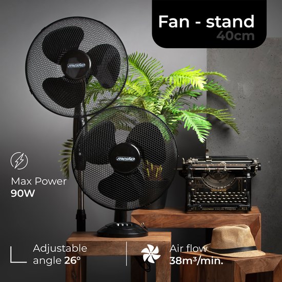 MS 7311 : Mesko Standing Fan 40cm