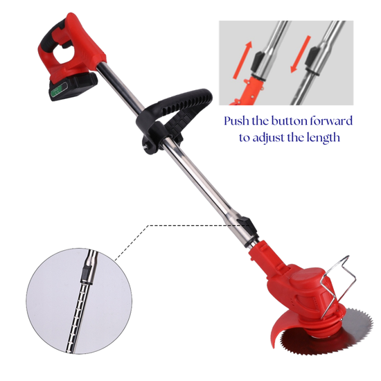 543 : ADM Cordless Lawn Trimmer + 2 batteries