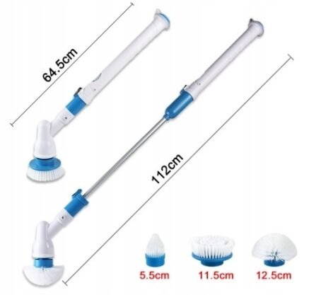 380 : Wireless electric cleaning brush hurricane spin