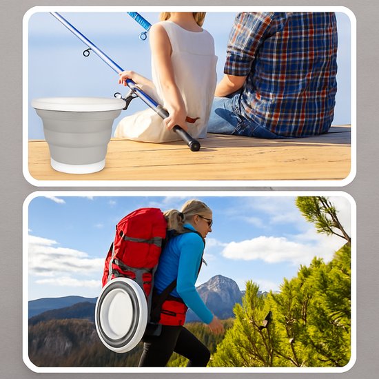 2049 : Collapsible Silicone Bucket