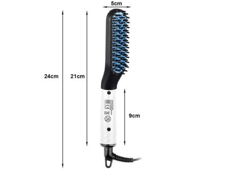 450 : Straightener men’s beard with jonization brush