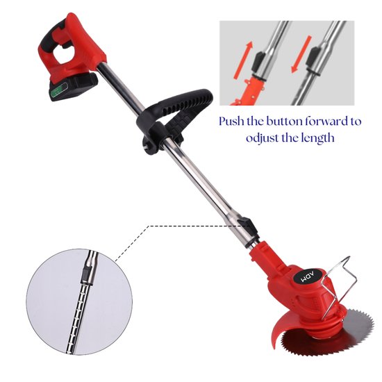 543 : ADM Cordless Lawn Trimmer + 2 batteries