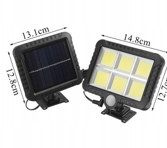 111 : Solar LED lamp with motion sensor | 120 LED