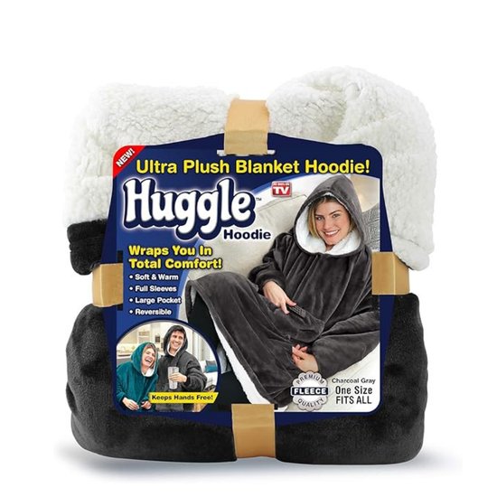 2252 : Ultra Plush Huggle Hoodie Blanket