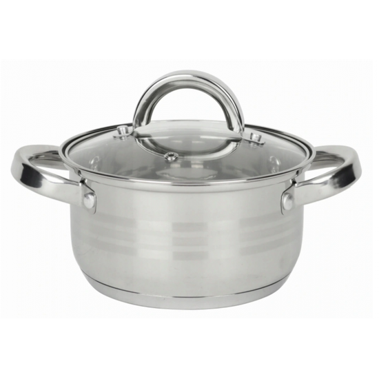 393 : ADM 12-pot stainless set with lids