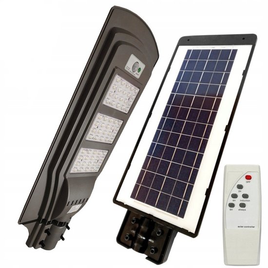 120w smd solar pir led street lamp + remote control 6190