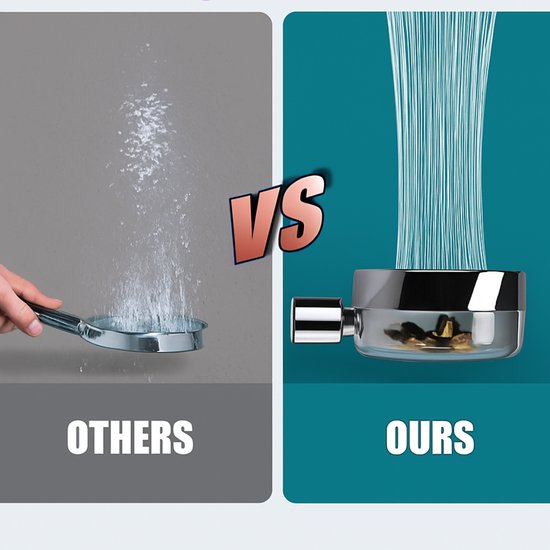 287 : Showerhead with turbine and filter