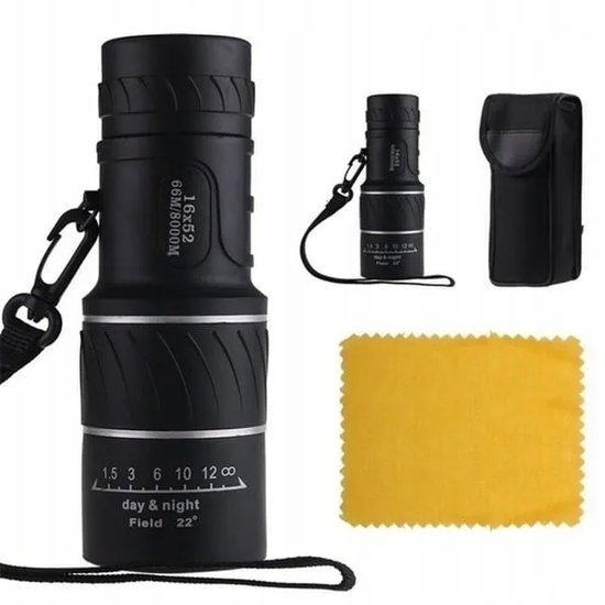 319 : Monocular Telescope 16×52 with Phone Holder and Tripod